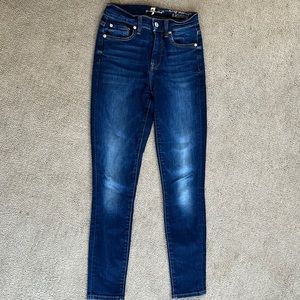 7 For All Mankind High Waist Skinny